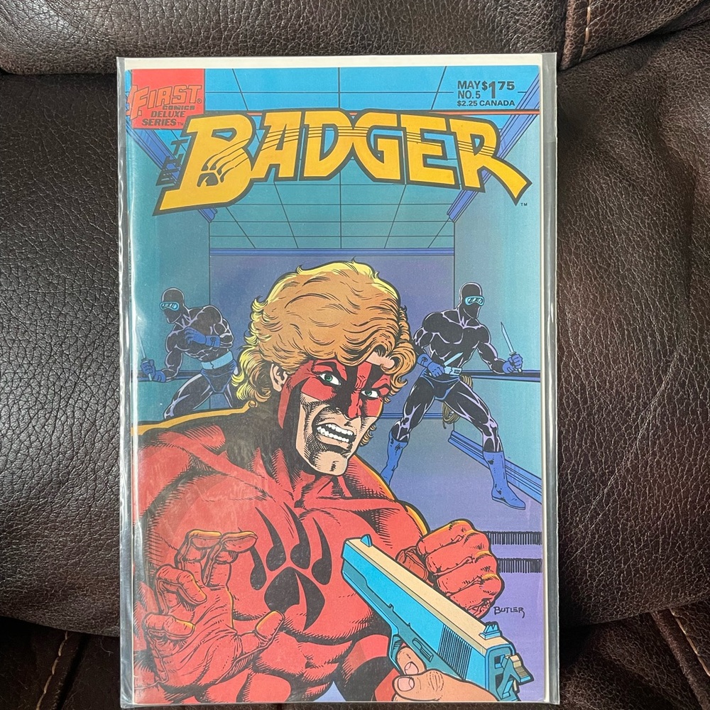 Badger May No. 5 First Comics Delux Series